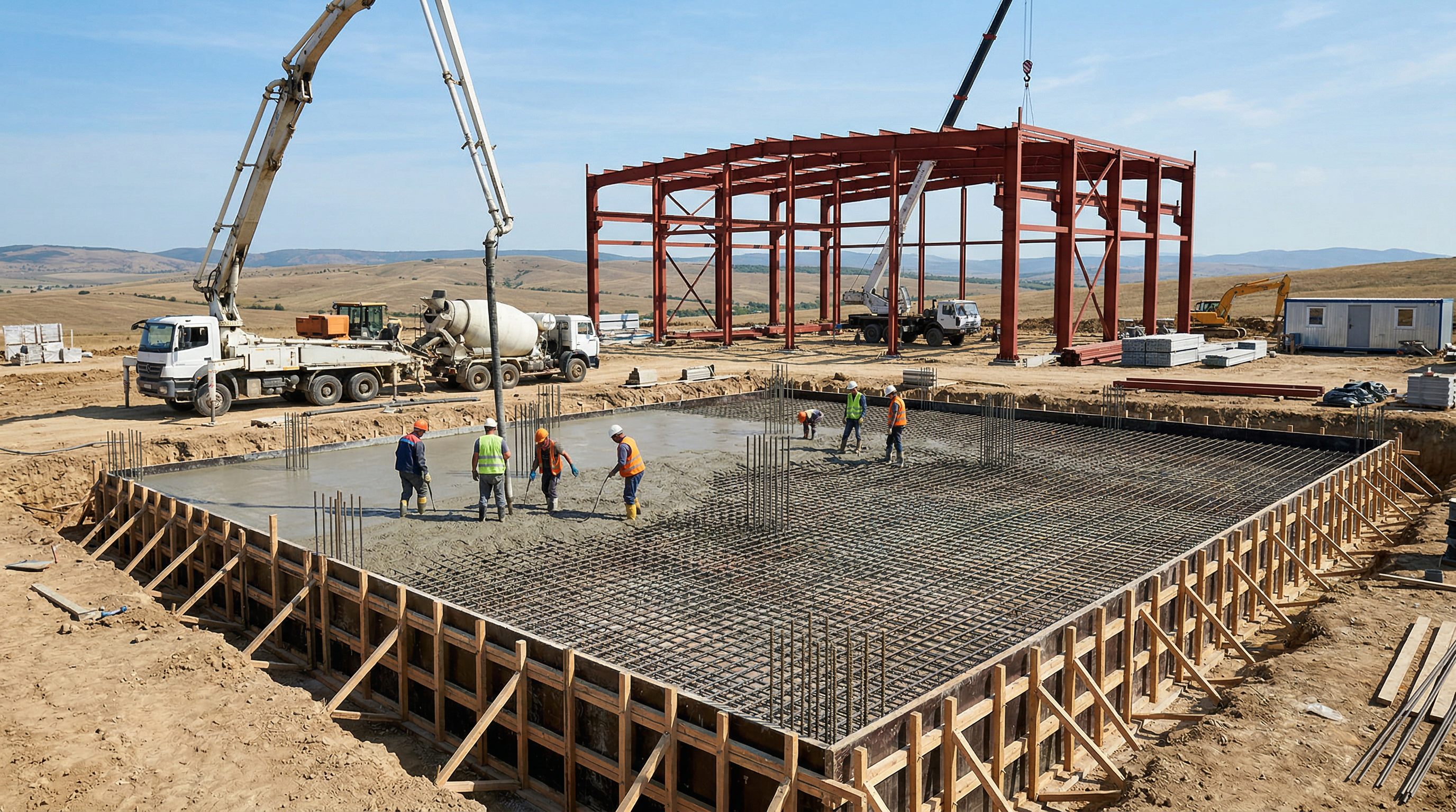 Фундамент под металлоконструкции в Крыму: сейсмика и выбор типа основания